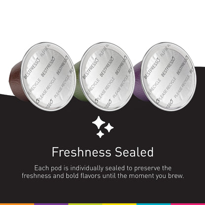 Coffee for Nespresso Original Machine 120 Pods Certified Genuine Espresso Variety Pack Pods Compatible with Nespresso Original7