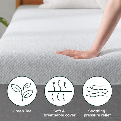Zinus 8 Inch Short Queen Ultima RV Memory Foam Mattress, Medium Firm Feel | Fiberglass Free, Breathable Airflow Memory Foam, Certipur-Us & OEKO-TEX Certified Safe Materials, Mattress in a Box7