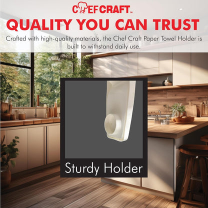 Select Plastic Paper Towel Holder, 12.5 Inches in Length, White7