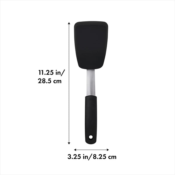 OXO Good Grips Small Silicone Flexible Turner - Black6