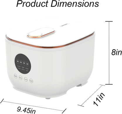 3L Healthy Low Carb Rice Cooker, Low Sugar Digital Steamer,Porridge,Soup,Quick Rice,White Rice,Stainless Steel Filter Basket，5 Cooking Functions,24H Timer & Auto Keep Warm7