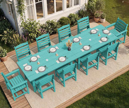 HDPE Outdoor Dining Furniture, Outdoor Dining Set for 10, Aruba3