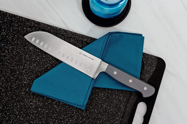 7-Inch Santoku Knife - Razor-Sharp High-Carbon Stainless Steel Blade, Forged Ergonomic Riveted Handle, Chef Knife for Chopping, Slicing & Dicing, Multipurpose Kitchen Knife, Home Chef5