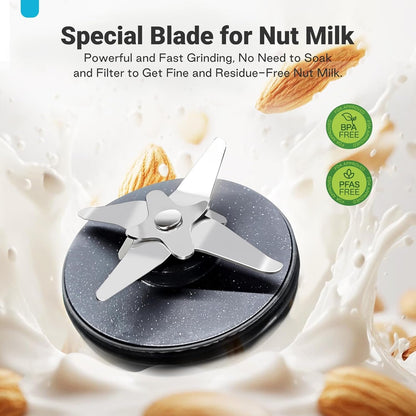 50.73Oz Nut Milk Maker Machine: 12 in 1 Automatic Soy Milk Maker with Detachable Design, Homemade Juice,Almond,Oat Milks for Plant Based Milks, 24H Delay Start/Keep Warm/Auto-Clean/Safety Lock5