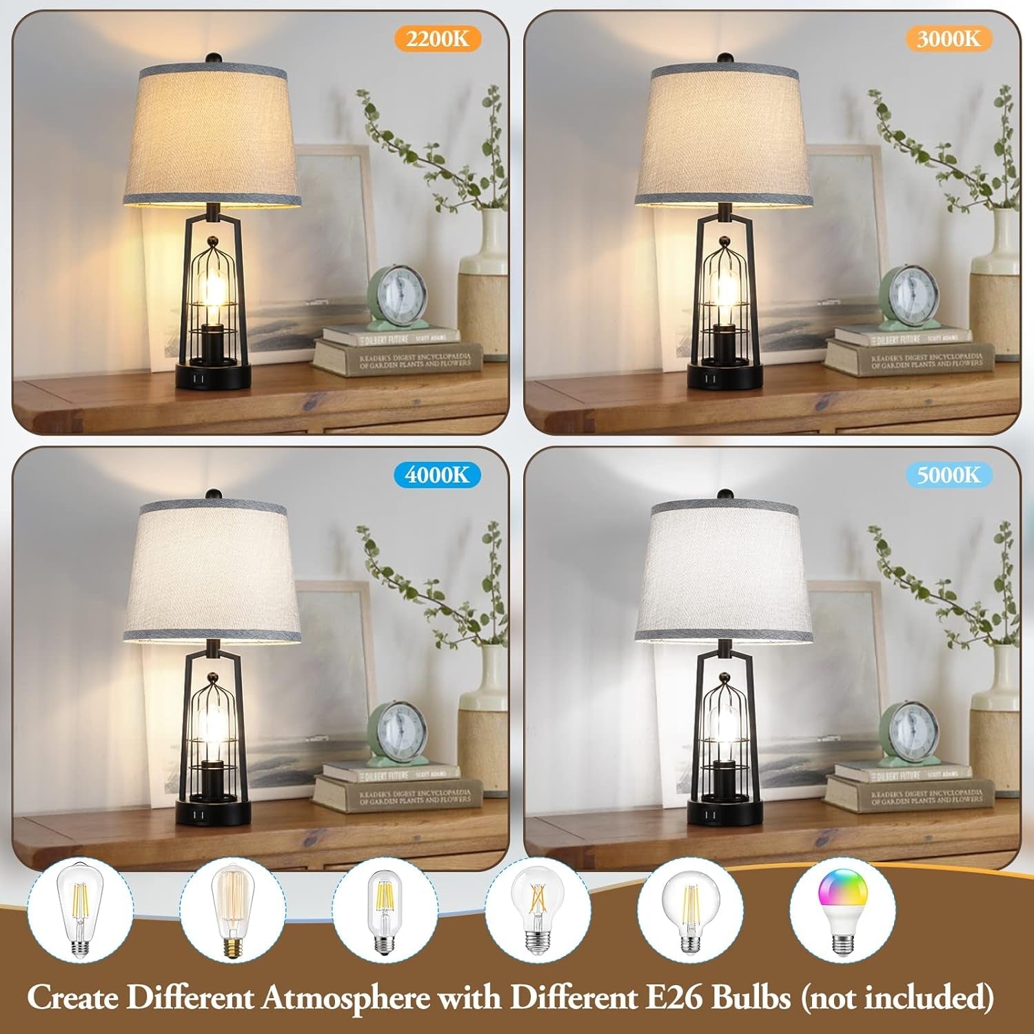 farmhouse-table-lamps-with-2-usb-ports-set-of-2-rustic-industrial-desk-lamp-for-living-room-2-light-black-bedside-lamp-bedroom-nightstand-lamp-with-gray-lampshade-for-house-decor-reading