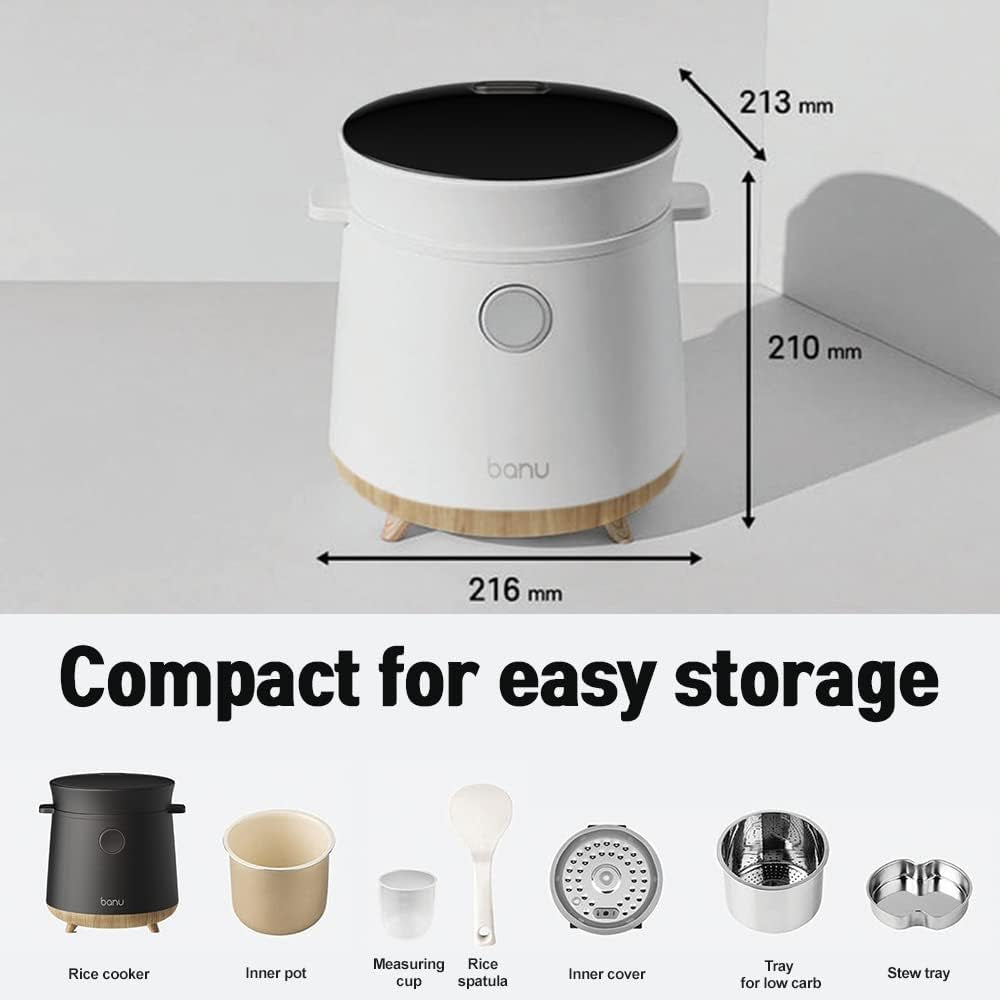 small-mini-rice-cooker-low-carb-reduce-sugar-keto-friendly-3-cups-standard-capacity-1-cup-low-carb-mode-keep-warm-24-hours-preset-for-white-brown-rice-soup-cake-white