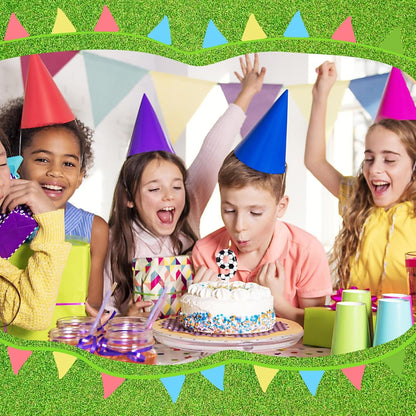 Soccer Birthday Candles 10Th Soccer Themed Birthday Party Decorations, Football Birthday Cake Candles for Boys Girls Kids Sport-Theme Party Supplies4