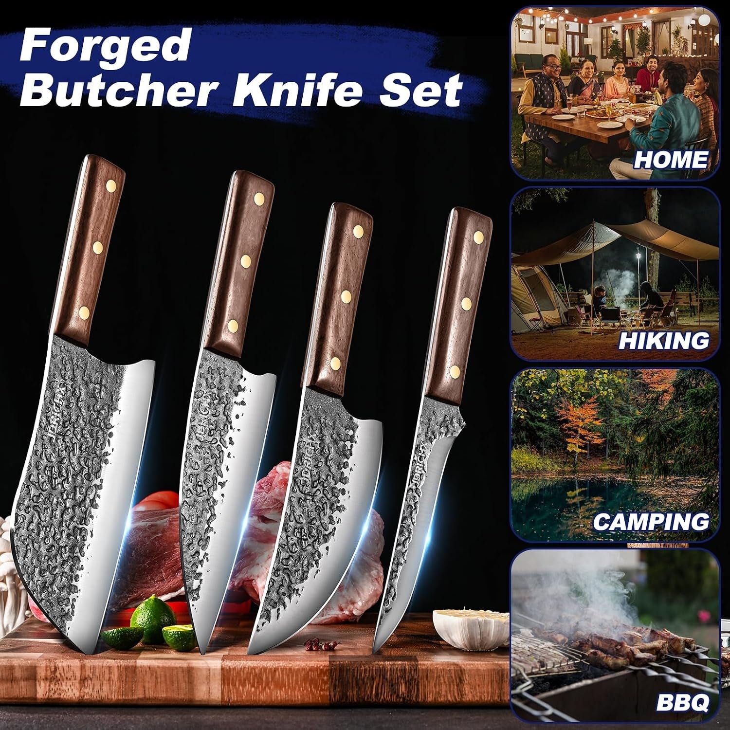 4-piece-hand-forged-butcher-knife-set-with-high-carbon-steel