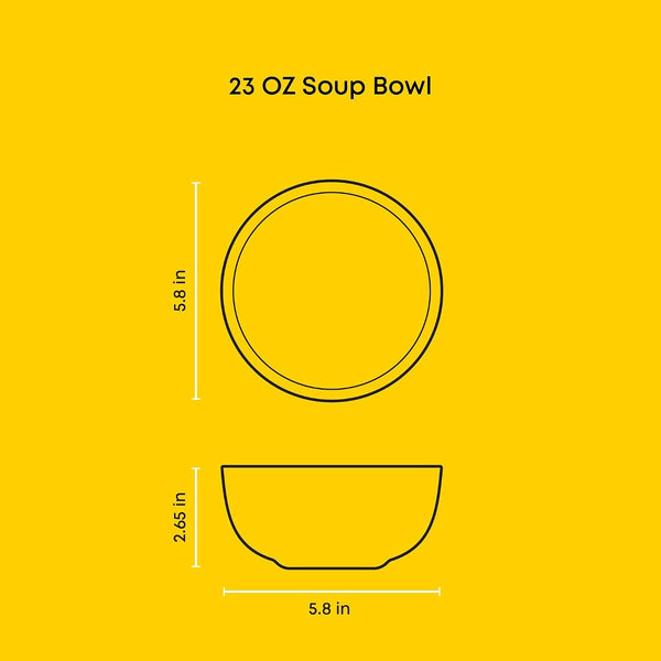 Mesa Stoneware Dinnerware Set, 18-Piece Plates and Bowls Sets, Includes Dinner - Salad and Cereal and Soup Bowls, Modern Farmhouse Matte Sage Green Dish Set for 66
