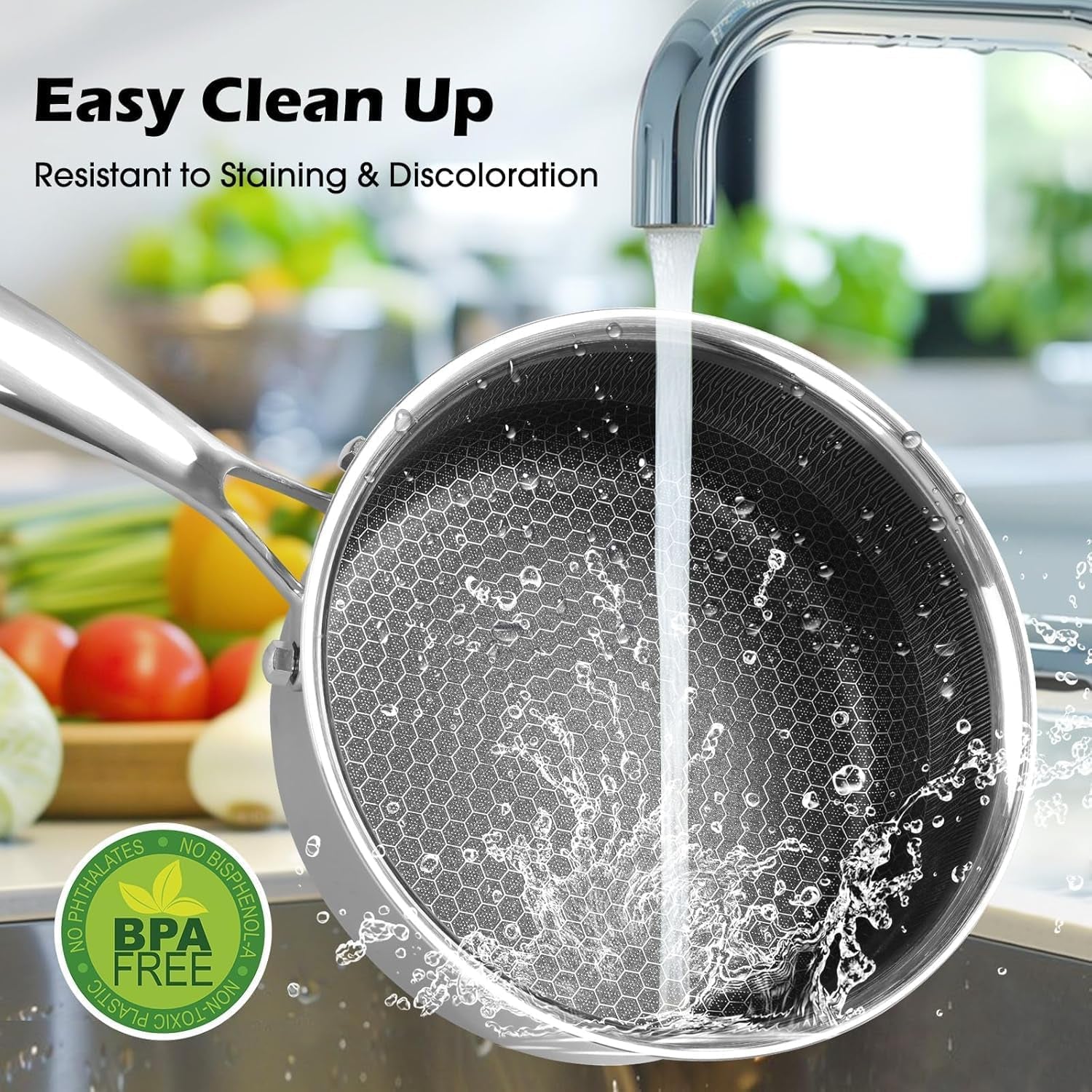 1qt-stainless-steel-saucepan-with-lid-honeycomb-non-stick-cooking-pot-eco-friendly-pfoa-free-coating-compatible-with-all-cooktops-perfect-for-milk-soup-oatmeal-baby-food-dishwasher-safe
