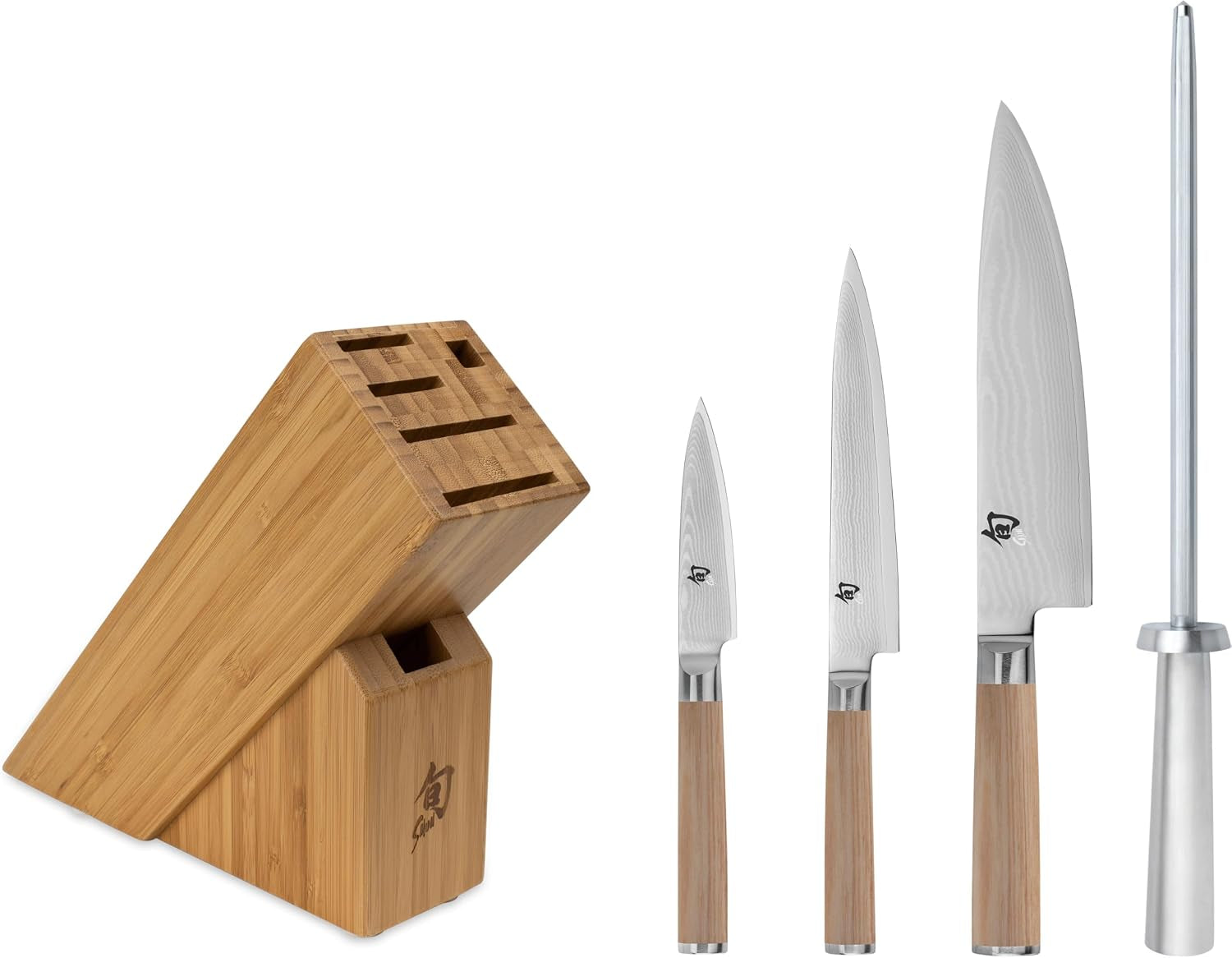 shun-classic-blonde-5-piece-starter-block-set-includes-8-chef-3-5-paring-6-utility-knives-handcrafted-japanese-knife-block-set-damascus-stainless-steel-cladding-pakkawood-handle