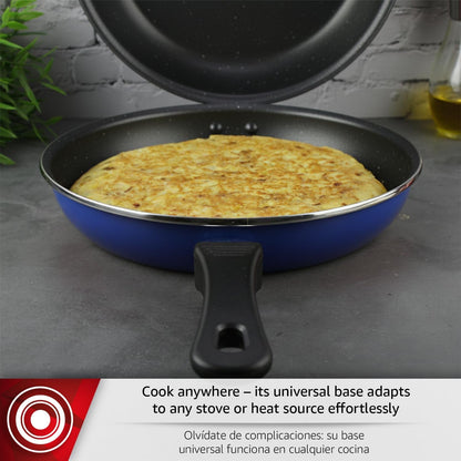 Frittata 9.4-Inch Nonstick Double Sided Frying Pan, All-Stovetops Compatible, Dishwasher Safe – Ideal for Spanish Tortilla5