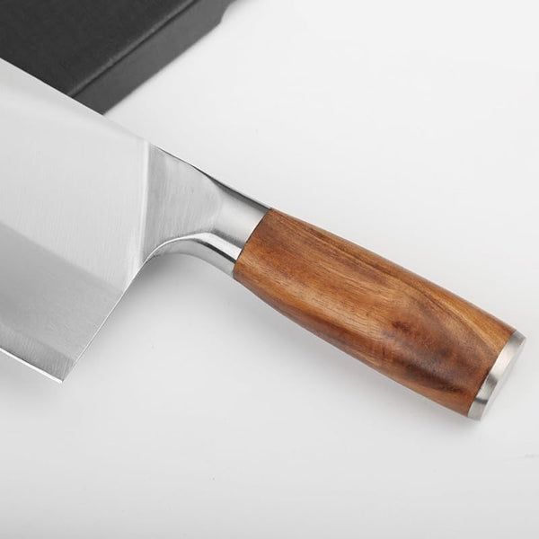 Meat Cleaver, 8 Inch Kitchen Knives Stainless Steel Bone Knife Meat Chopping Cleaver Ultra-Sharp Slicing Knives5
