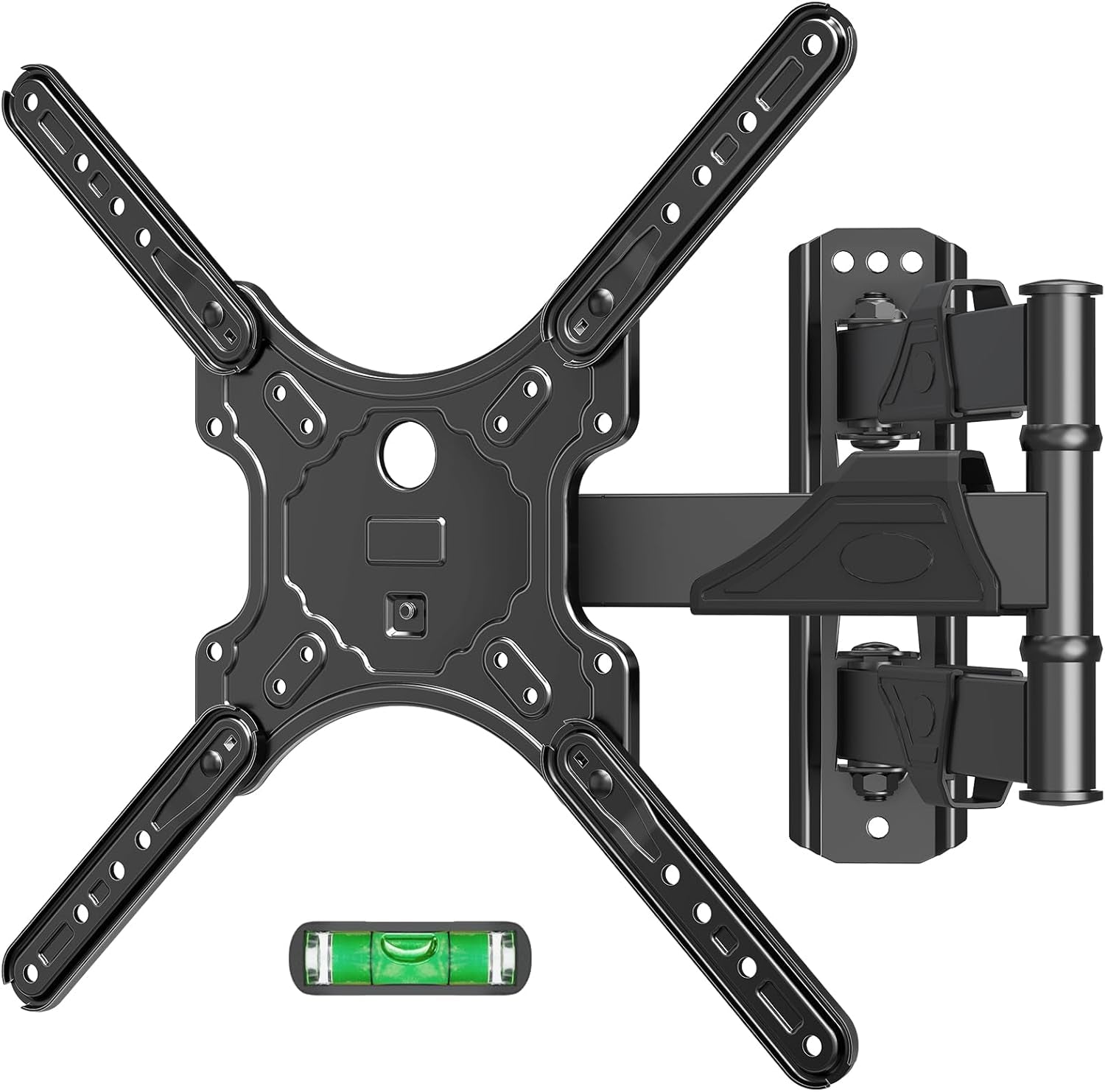 full-motion-tv-wall-mount-for-most-26-60-inch-tvs-max-vesa-400x400mm-wall-mount-tv-bracket-with-swivel-tilting-extension-level-adjustment-for-led-lcd-flat-curved-tvs-up-to-77-lbs-mu0018