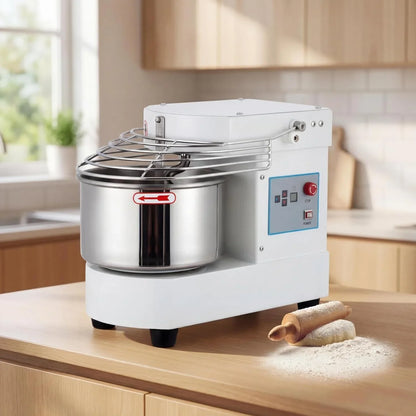 10.5 Qt Commercial Food Mixer，110V 650W Dual-Rotation Dough Kneading Machine with Touchscreen Timer，Food-Grade Stainless Steel Bowl & Safety Shield for Bakeries & Restaurants​​1