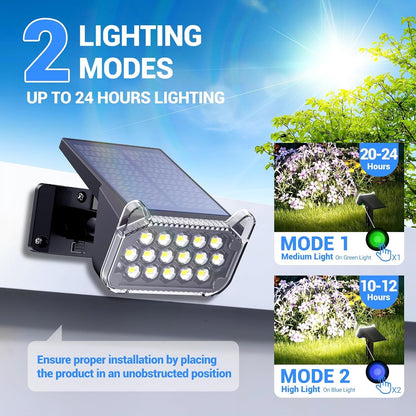 Solar Spot Lights Outdoor Waterproof, Super Bright Focused Beam Spotlights4