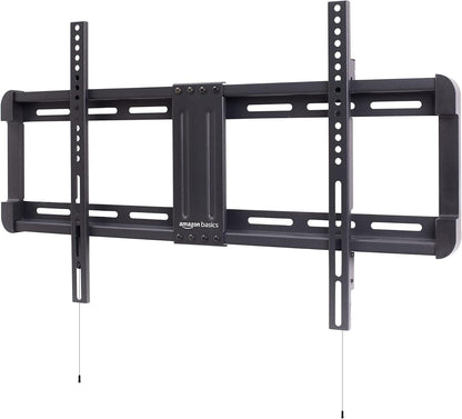 Low Profile TV Wall Mount with Horizontal Post Installation Leveling for 37 to 86 Inch Tvs, Wood Studs Compatible, Black1