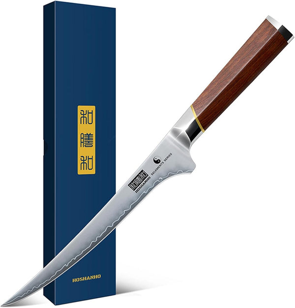 Fillet Knife 7", Japanese Boning Knife for Meat Cutting Fish1
