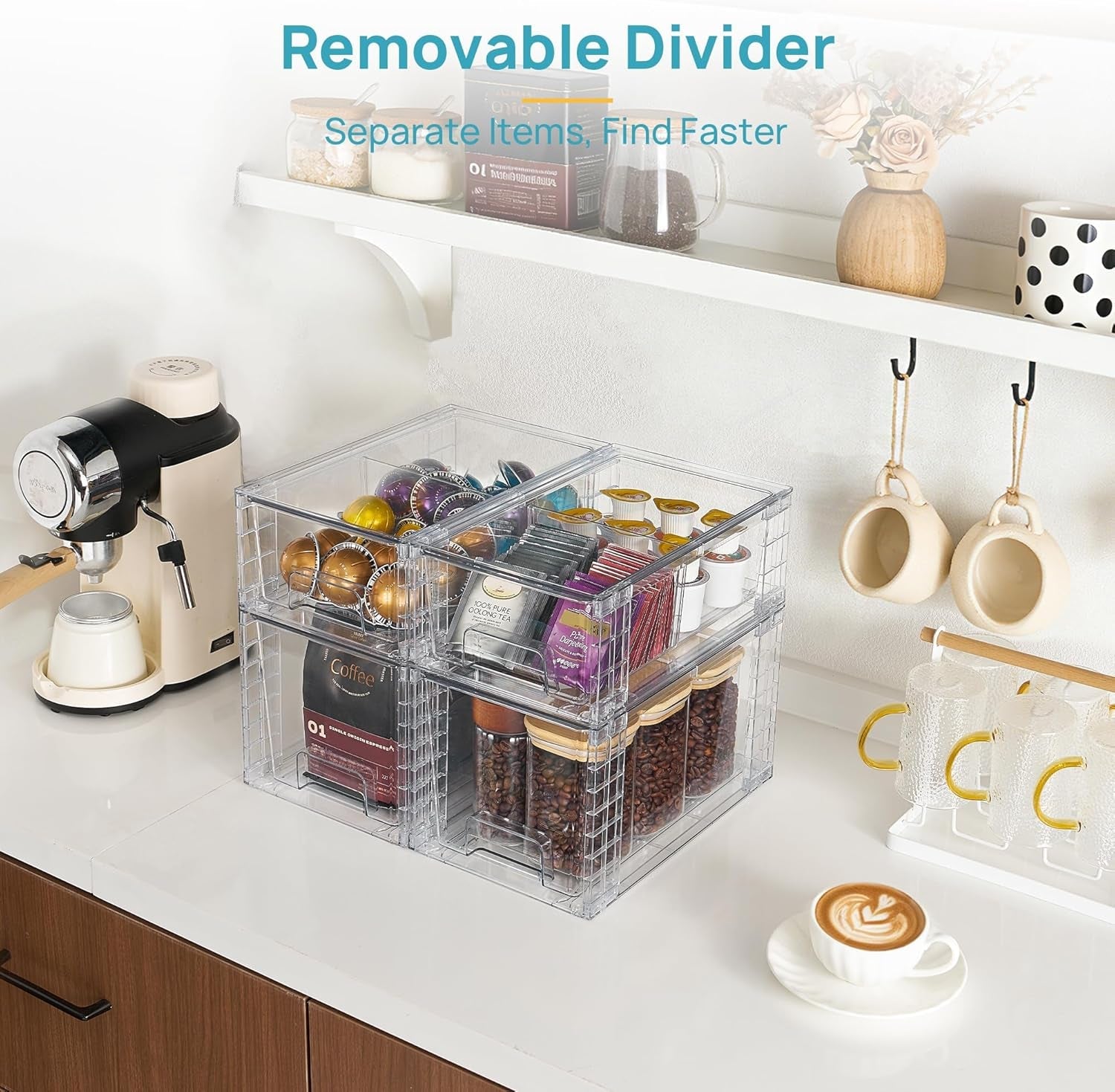 clear-stackable-storage-drawers-4-pack-kitchen-cabinet-set