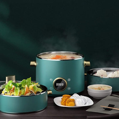 Household Multifunctional Electric Cooking Pot 3 Layers Steamer Multi Cooker Kitchen Machine3