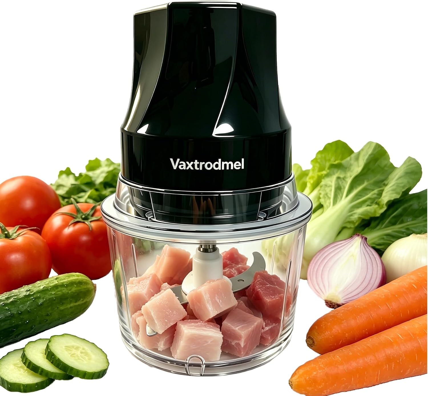 food-chopper-electric-200w-motor-1l-plastic-bowl-black-dual-blades-2-speed-switch-overheat-protection-anti-slip-pad-black-3-years-support