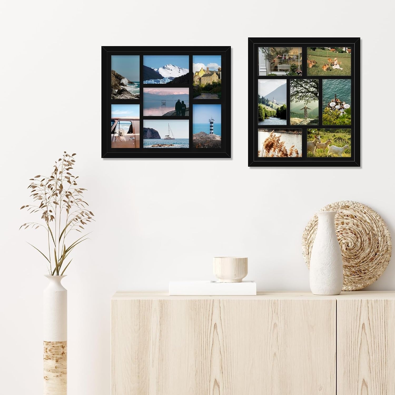 4x6-picture-frame-collage-for-wall-display-7-pcs-4x6-photos-with-mat-or-12x14-without-mat-7-opening-photo-frame-for-4-x-6-pictures-with-shatter-resistant-plexiglass-black-mat-black