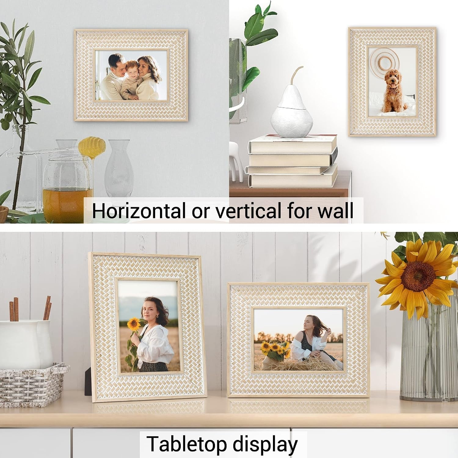 boho-5x7-picture-frame-rattan-photo-frame-set-of-2
