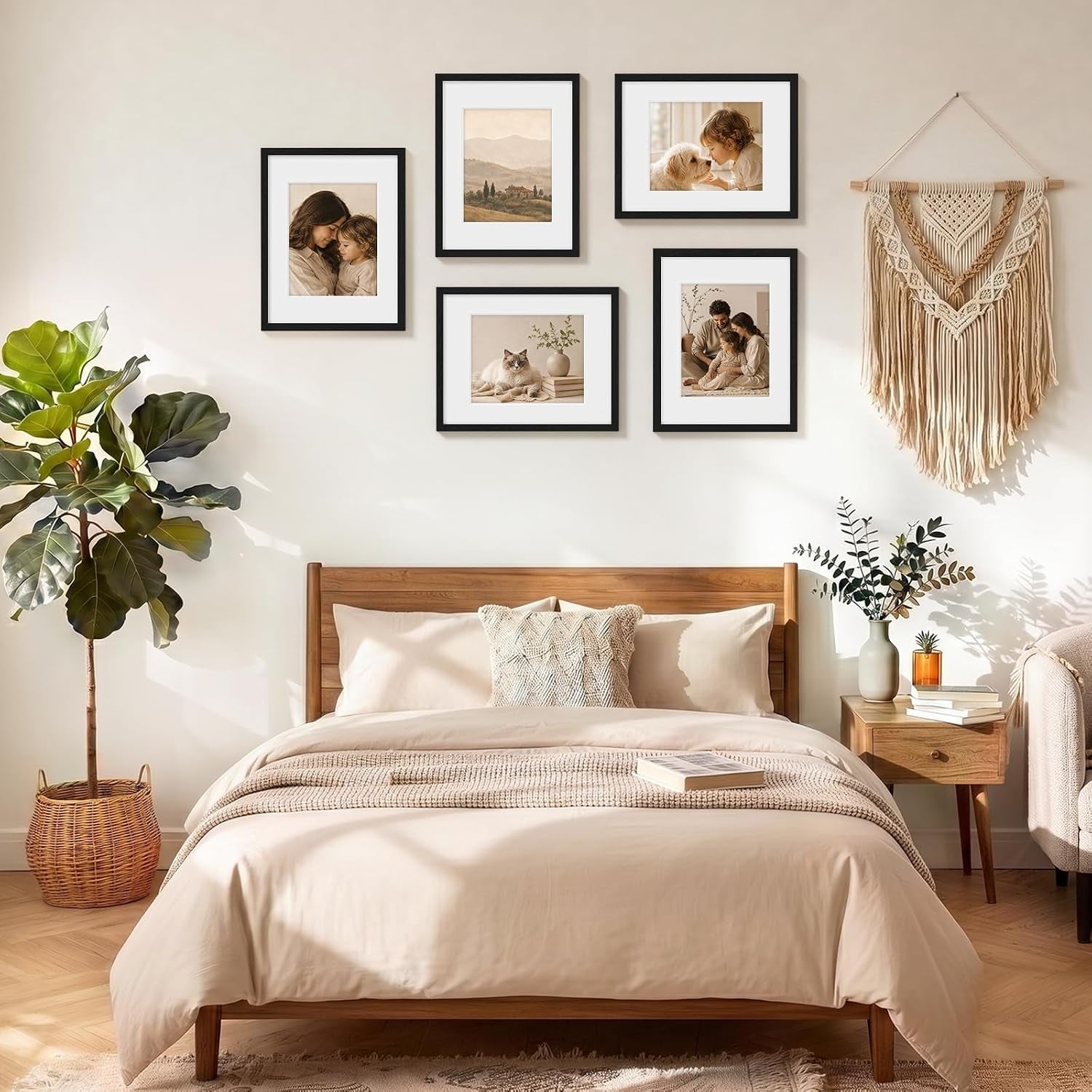 11x14-picture-frame-matted-for-8x10-photos-black