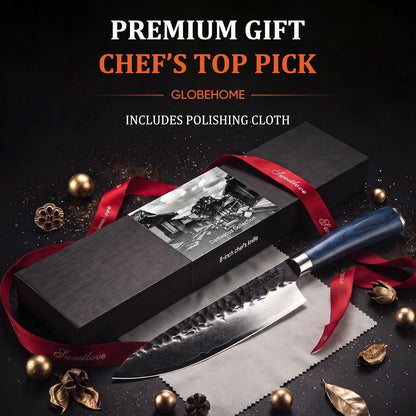 8" Japanese Damascus Chef Knife – VG10 Steel, 67 Layers8