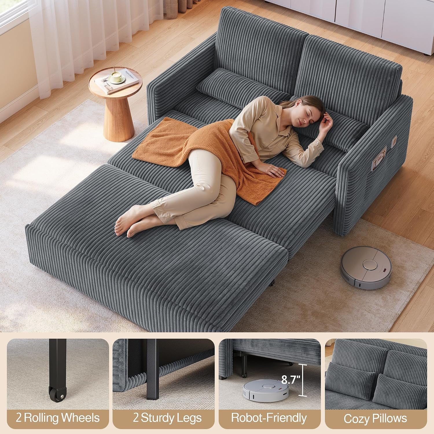 77-2-extended-pull-out-sofa-bed-3-in-1-sleeper-couch-dark-gray