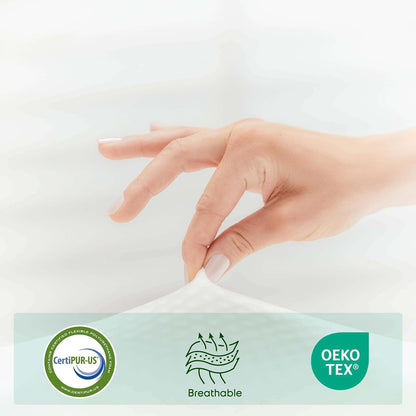 Green Tea Twin Mattress 8 Inch - Cooling Graphite Memory Foam Twin Mattress for Kids, Fiberglass Free Pressure Relief Supportive Bed in a Box, Certipur-Us Certified4