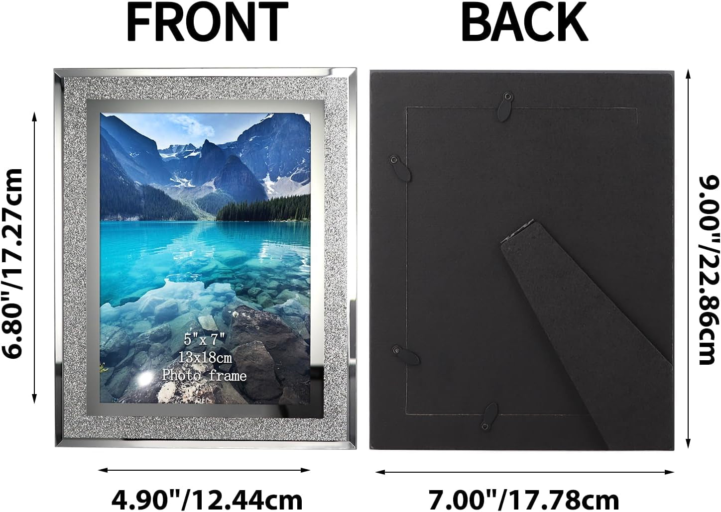 12-pack-5x7-picture-frame-sparkle-glass-photo-frames-5-by-7-for-tabletop-horizontally-or-vertically