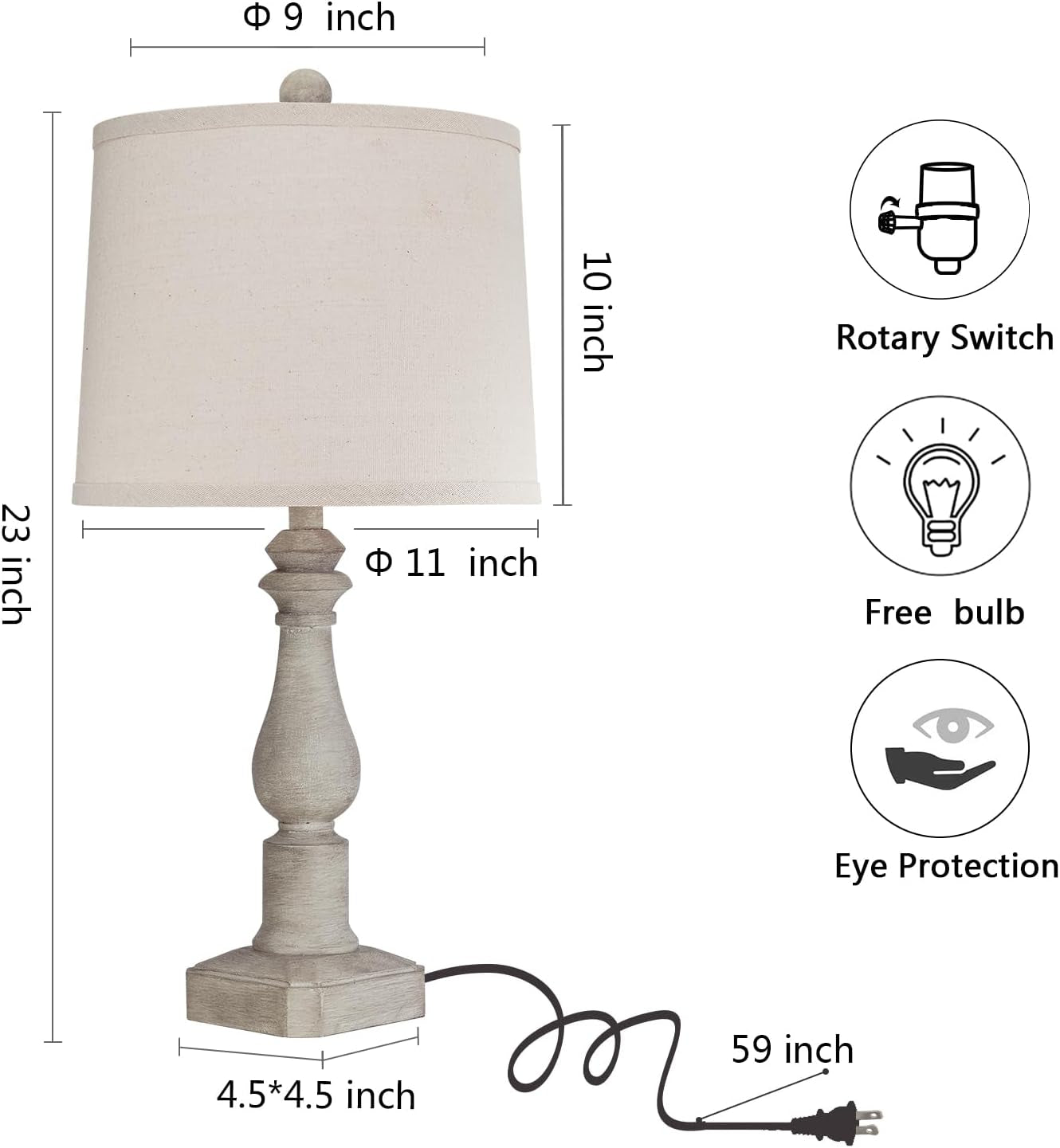 23-set-of-2-rustic-table-lamps-for-living-room-bedroom-traditional-farmhouse-resin-bedside-desk-lamps-for-study-room-nursery-office-2-bulbs-included