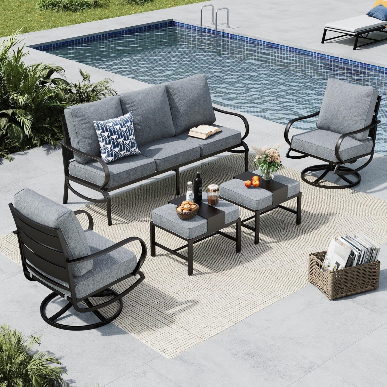 5-piece-metal-patio-furniture-set-with-gray-cushions