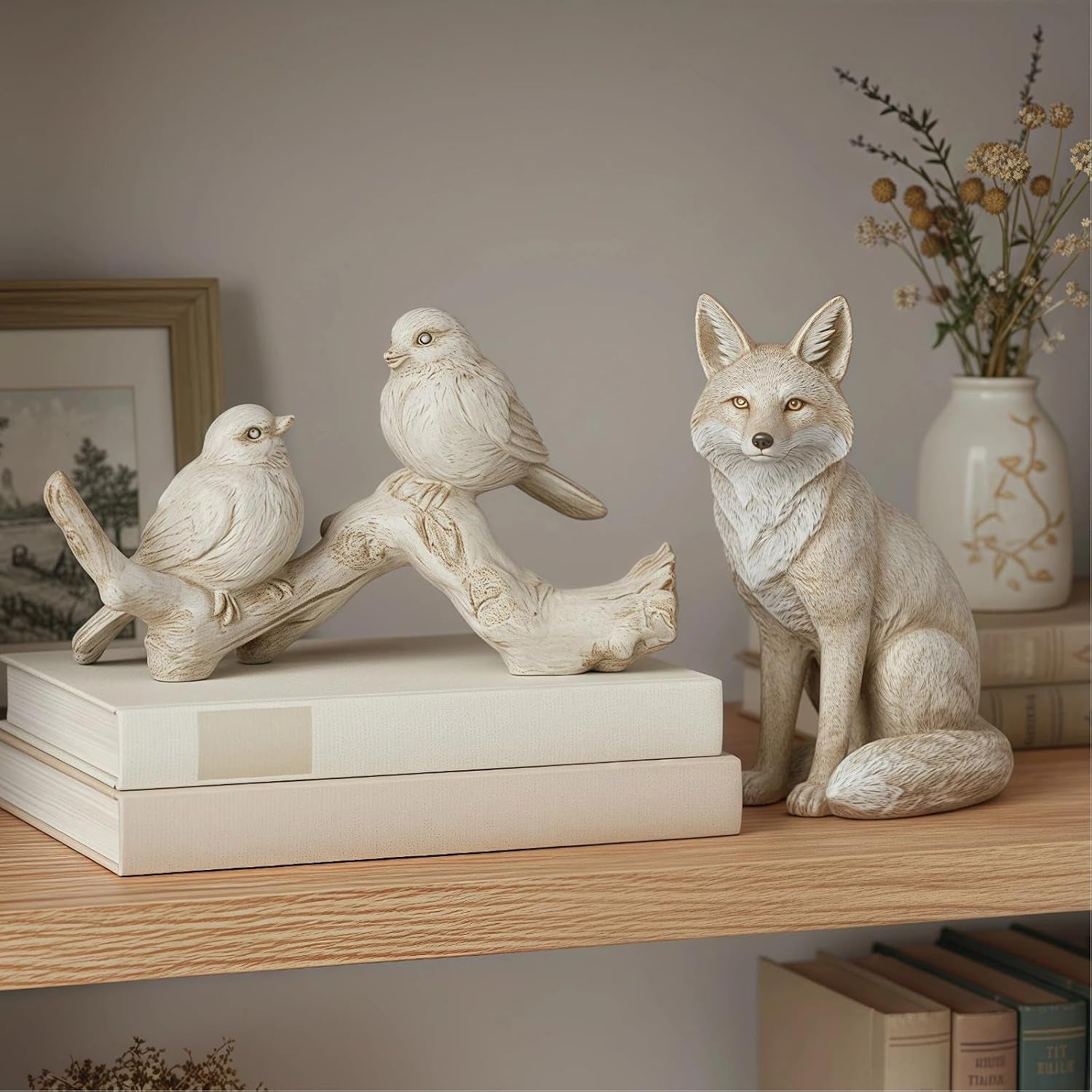bird-figurines-home-decor-resin-tabletop-cream-love-birds-on-branch-farmhouse-shelf-desk-accent-for-living-room-bedroom-office-6-x-2-3-x-3-4-inches