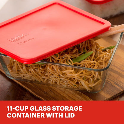Simply Store 11 Cup Glass Food Storage Container, Bpa-Free Lid3