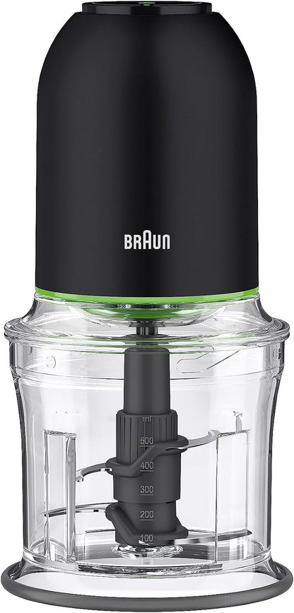 Braun Easyprep™ Mini Food Processor, 4 Cup, Two Speed Pulse, Quadblade | #1 Hand Blender Brand, Chop, Mince, Puree, Crush, One Hand Control, Removable Blades1