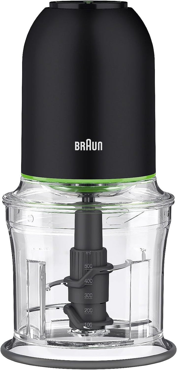 Braun Easyprep™ Mini Food Processor, 4 Cup, Two Speed Pulse, Quadblade | #1 Hand Blender Brand, Chop, Mince, Puree, Crush, One Hand Control, Removable Blades1