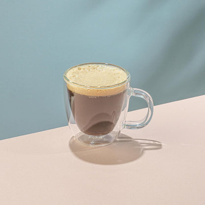 Savor Double Wall Insulated Glasses Espresso Mugs (Set of 2) - 5.4-Ounces7