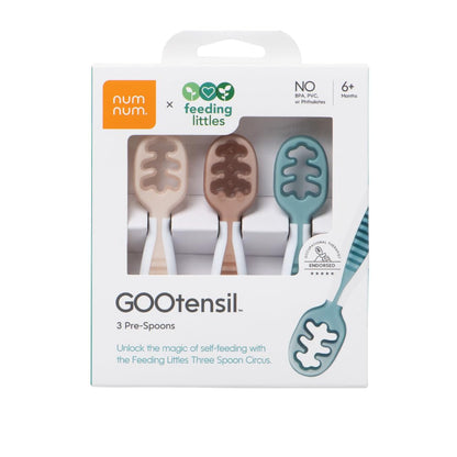 Feeding Littles Baby Spoons 6 Months, 3-Pack Neutrals1