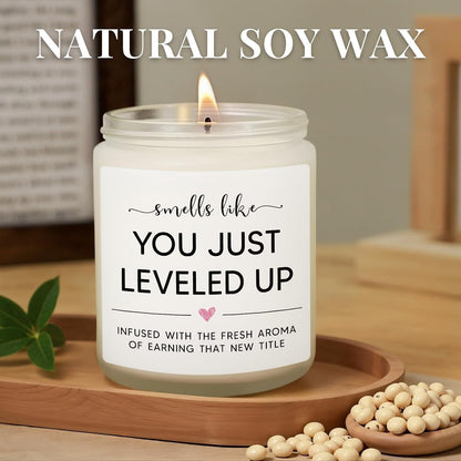 Promotion Gifts for Women at Work, New Job Gifts Candle, Lavender Scent4
