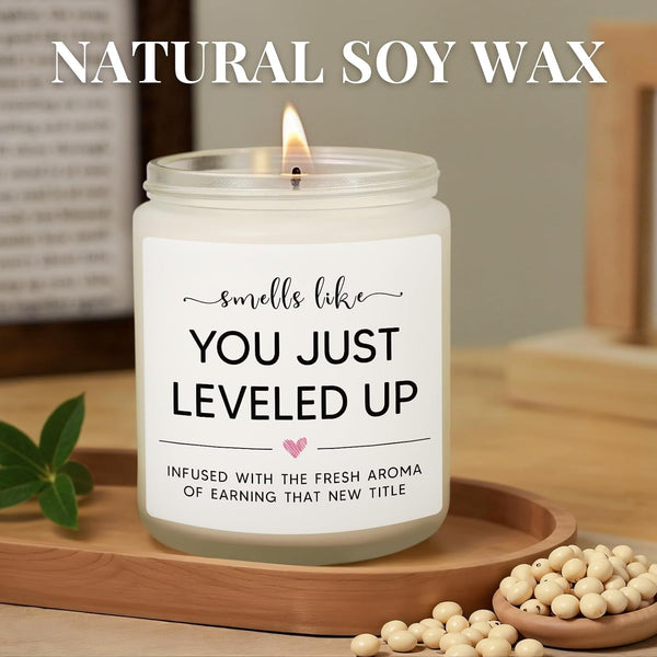 Promotion Gifts for Women at Work, New Job Gifts Candle, Lavender Scent4