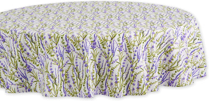 Lavender Fields Tabletop Collection Cotton Woven, Tablecloth, 70" Round1