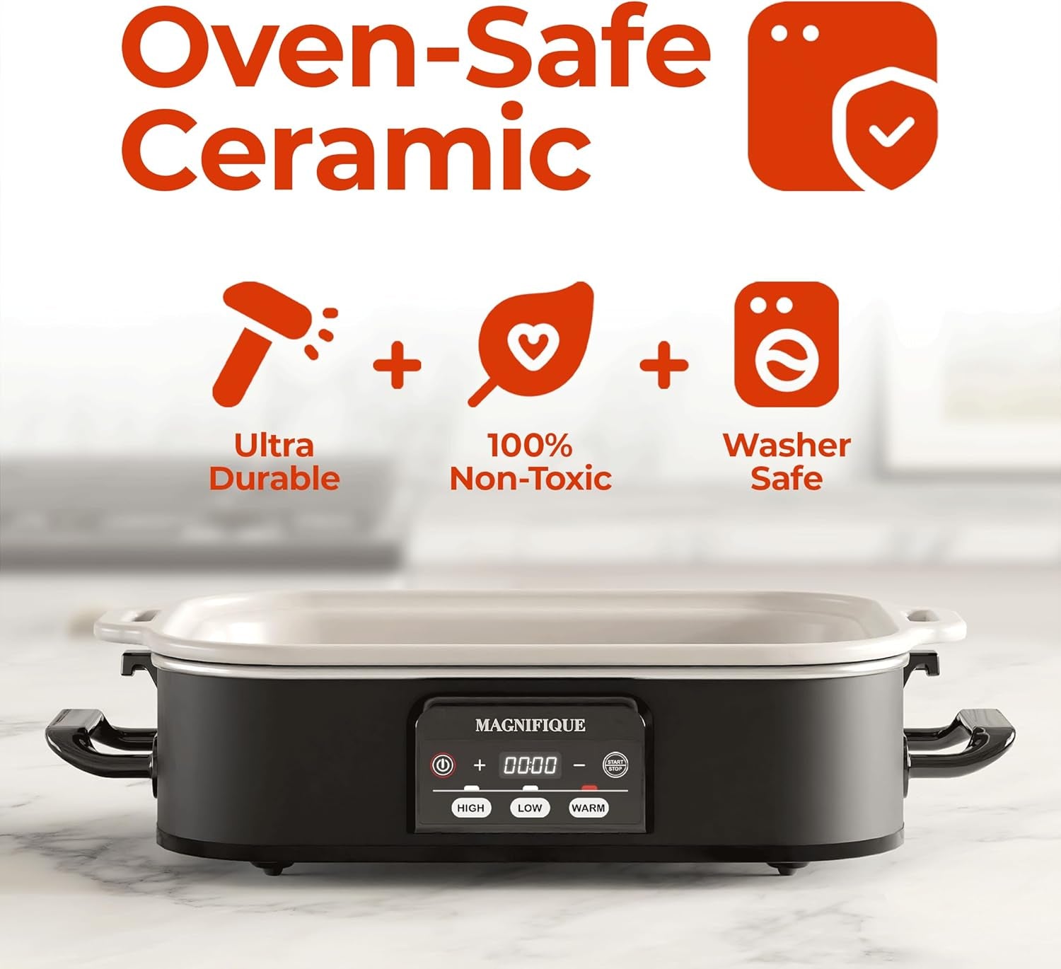 magnifique-4-quart-casserole-digital-slow-cooker-premium-ceramic-bakeware-for-oven-dishwasher-safe-baking-dish-black