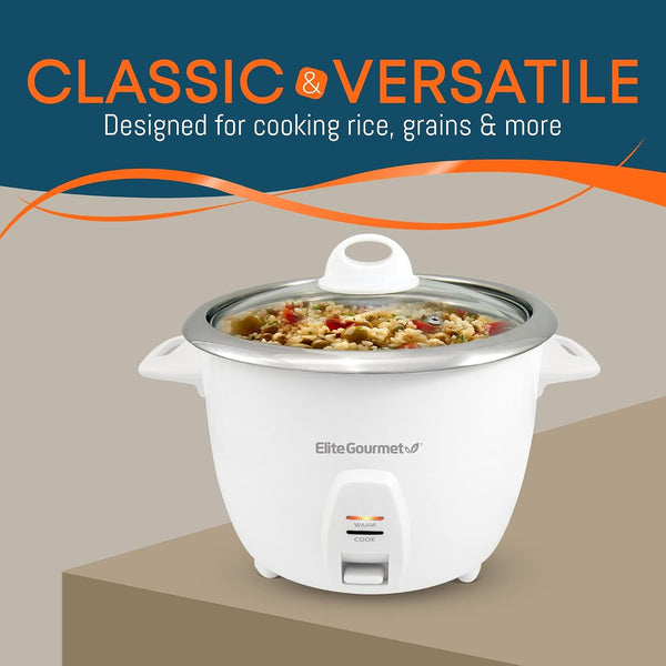 ERC-2010 Rice Cooker, Stainless Steel, White, 10 Cups Cooked | Keep Warm - Also Makes Soups, Stews, Grains and Cereals for Versatile Everyday Family Cooking5