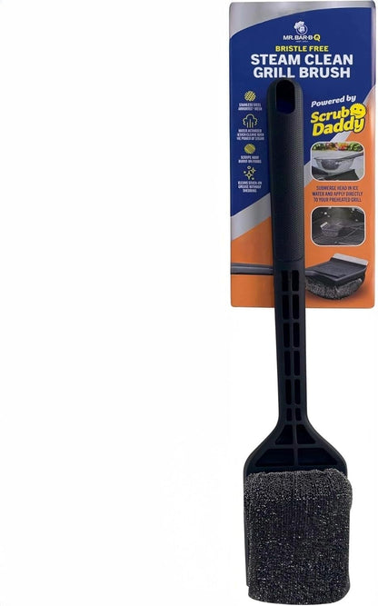Steam Clean Bristle Free Grill Brush Powered by Scrub Daddy1