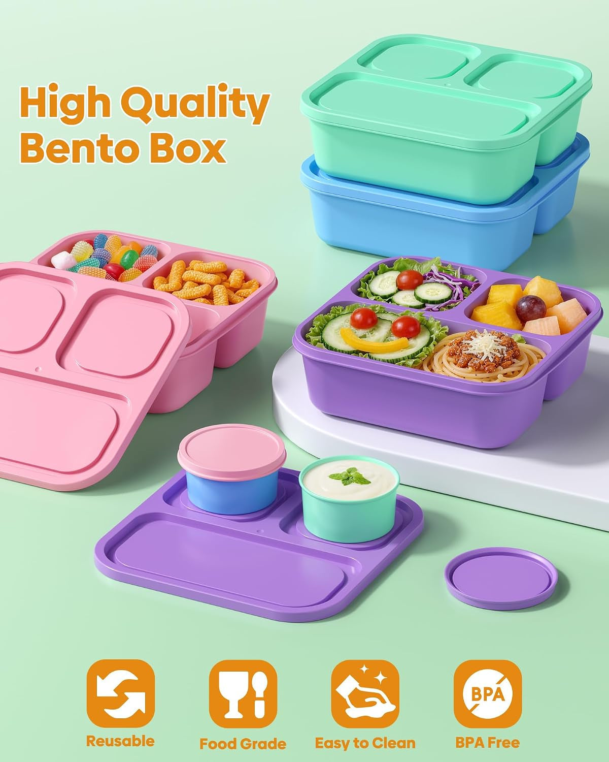 4-pcs-bento-box-set-reusable-3-compartments-snack-boxes-with-2-leakproof-small-containers-stackable-meal-prep-lunch-containers-for-school-work-and-travel