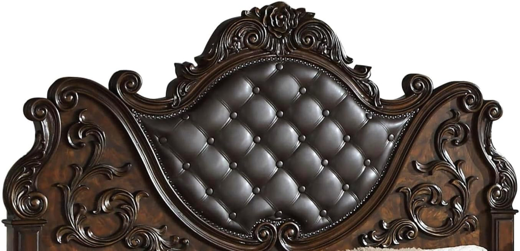 cosmos-furniture-santa-monica-traditional-queen-bed-cherry-finish-wood-bed-with-tufted-headboard-nail-head-trim-queen-size-for-classic-bedroom-decor