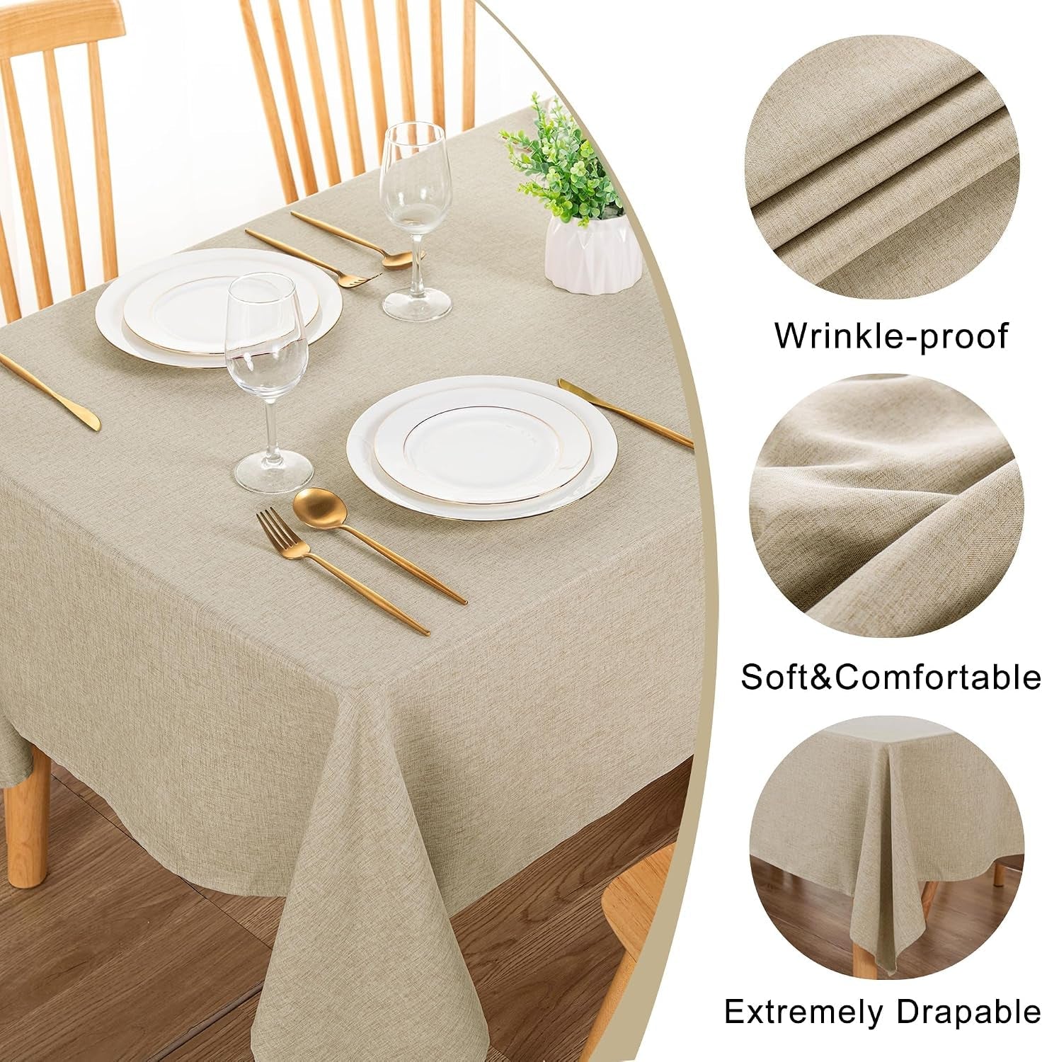 faux-linen-tablecloth-rectangle-beige-tablecloths-fabric-waterproof-spill-proof-wrinkle-and-stain-resistant-decorative-farmhouse-table-cover-for-kitchen-dining-party-54-x-108-inch