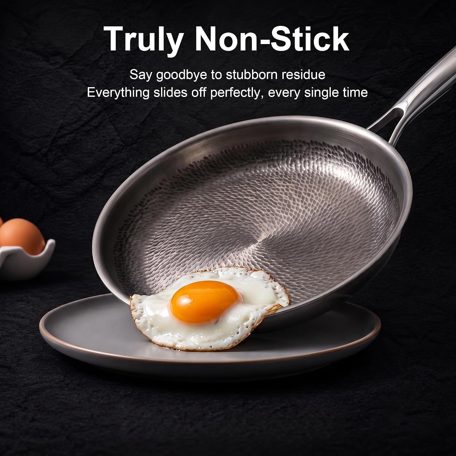 12-titanium-frying-pan-with-lid-non-stick-hammered-skillet-3-ply-heats-fast-evenly-pfas-pfoa-ptfe-free-scratch-resistant-for-induction-gas-oven-safe-to-500-f-dishwasher-safe